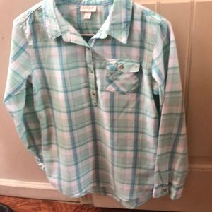 Plaid button down flannel